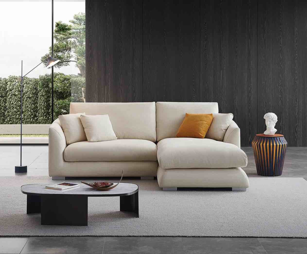 Sectional sofa beige (incomplete, corner only )