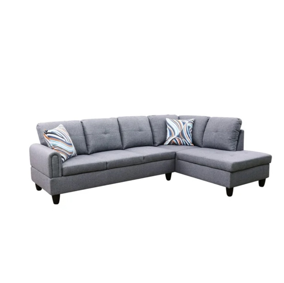 Ponliving 97" 2 Pieces L-Shaped Sectional Sofa F09711B-S (incomplete right arm sofa only)