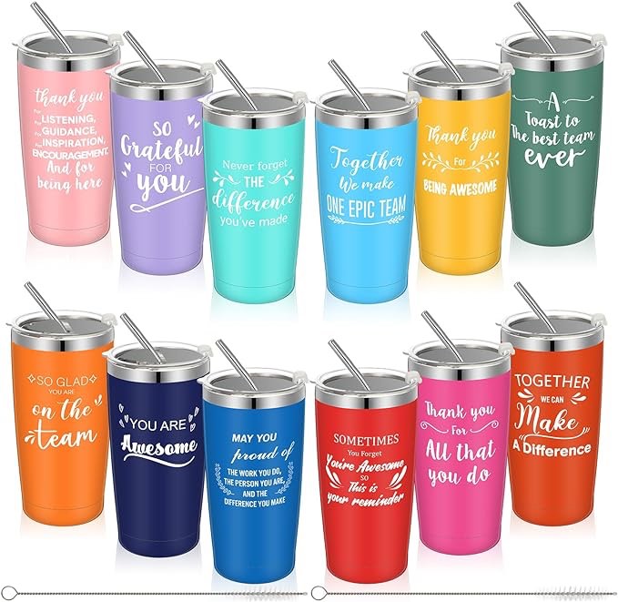48 pc multiple color 20 ounce tumblers.