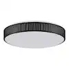 Hampton Bay Easton 13 inch lead color changing flush mount mat blackfish