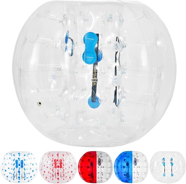 Bumper Bubble Soccer Balls for Kids/Adults, Body Zorb Ball Dia 4FT/5FT(1.2m/1.5m) 1 Pack