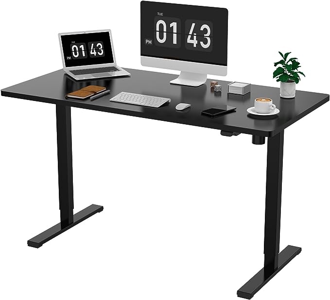 Laptop Desk Adjustable Desk Small Standing Desk Home Office Desks for Small Spaces Portable Desk Table for Bedrooms, 31.5" Rustic Uplift Study Desk Mobile Rolling Computer Work Desk on Wheels (Rustic)