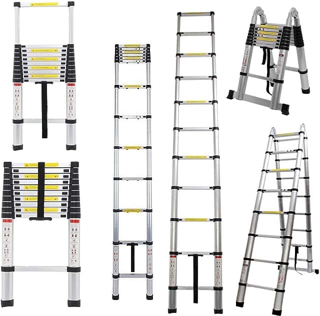 telescopic ladder, 3.8 m