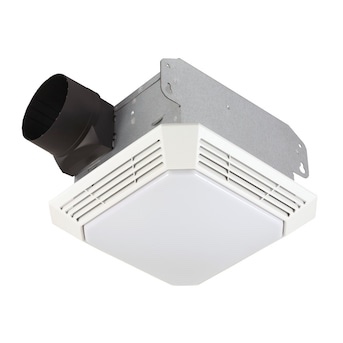 BROAN 3.5-Sone 70-CFM White Lighted Bathroom Fan