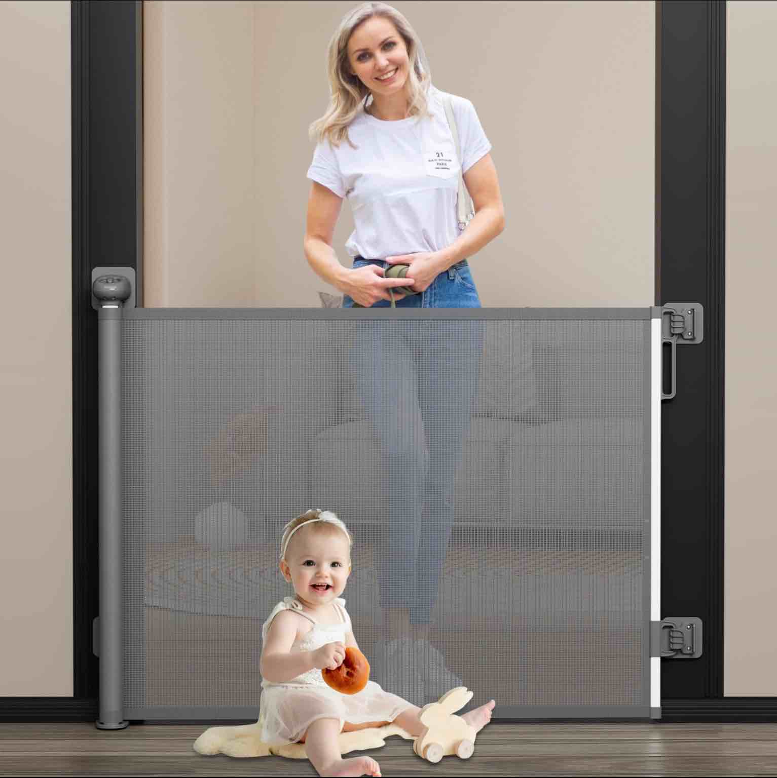 Assortment of Miscellaneous products (May Include cordless shade, curtain rods, retractable baby gate, Led universal linear lamp and more or other use)