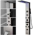   Bathlavlsh. Luxury, shower, panel, simple, and luxury. Picture similar.