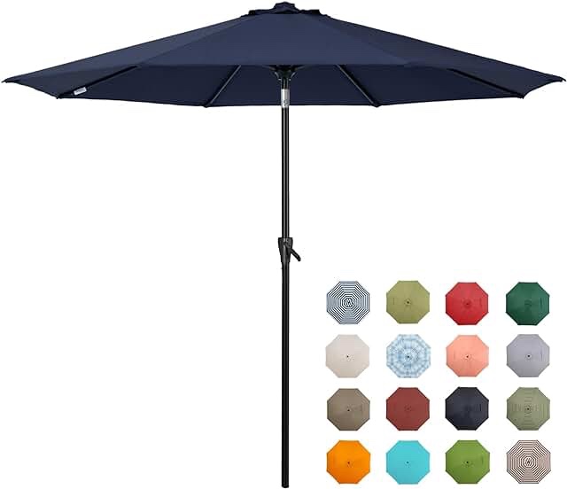 tempera push button tilt umbrella 7.5ft