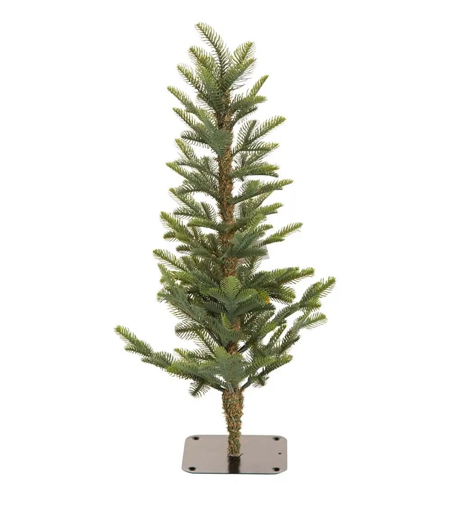18"H Monte Rosa Alpine Fir Tabletop Tree | Plow & Hearth