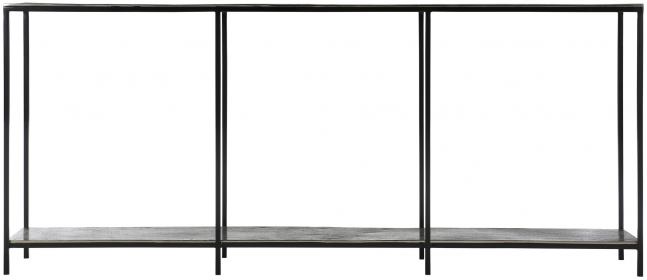 Bernhardt Interiors Equinox Console Table in Nickel 305-913