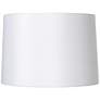 Springcrest Collection White Fabric Hardback Lamp Shade