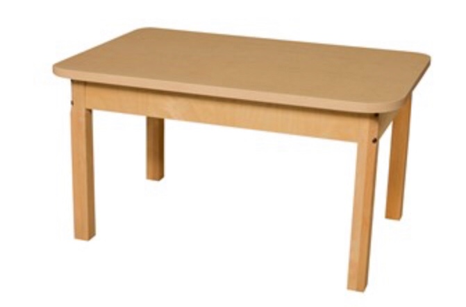 Rectangle High-Pressure Laminate Table 