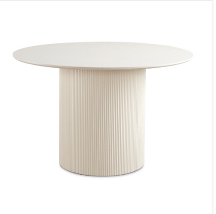 Harmony Dining Table: Ivory