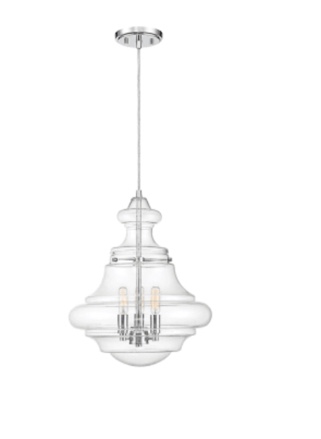 Burtt 3 - Light Single Schoolhouse Pendant