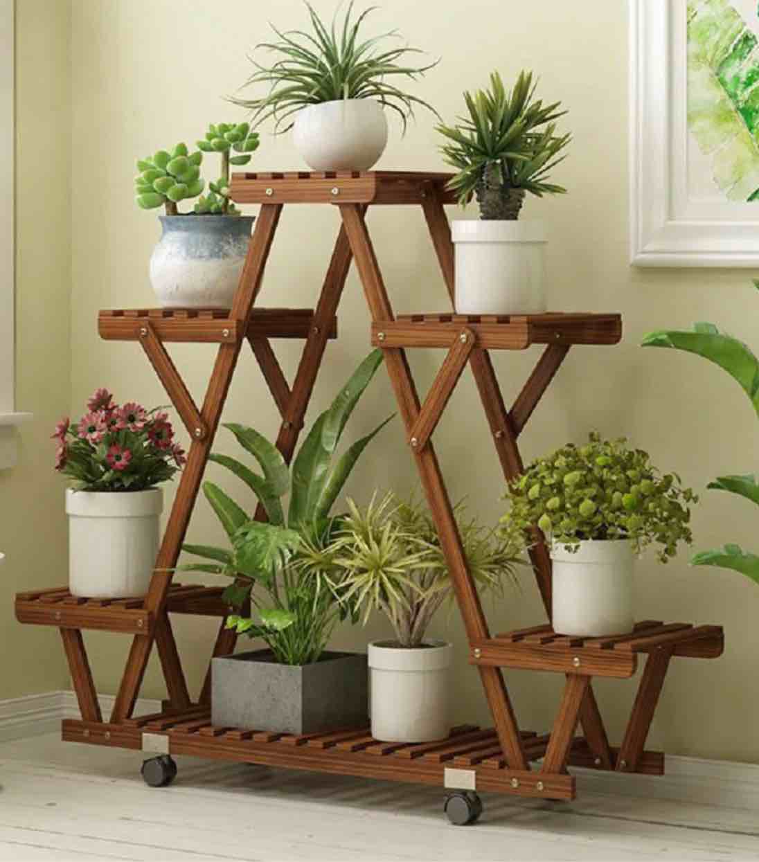 Nicholes Rectangular Multi-Tiered Plant Stand