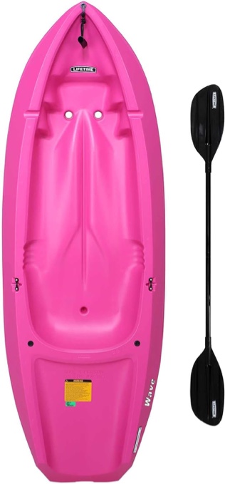 Lifetime Youth Wave Kayak (Paddle Included, Pink, 6'