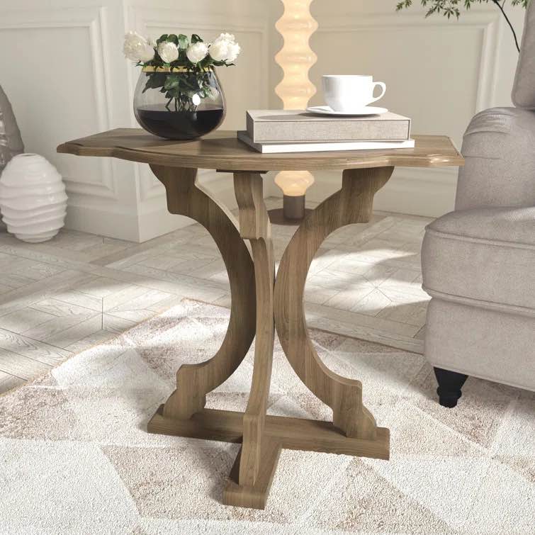 Vesely Saylor 22.8" Solid Wood End Table
