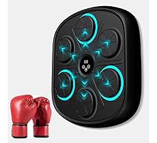 Music Boxing Machine with Boxing Gloves, Wall Mounted Smart Bluetooth Music Boxing Trainer, Boxing Training Boxing Equipment, Home Workout Boxing Target Machine