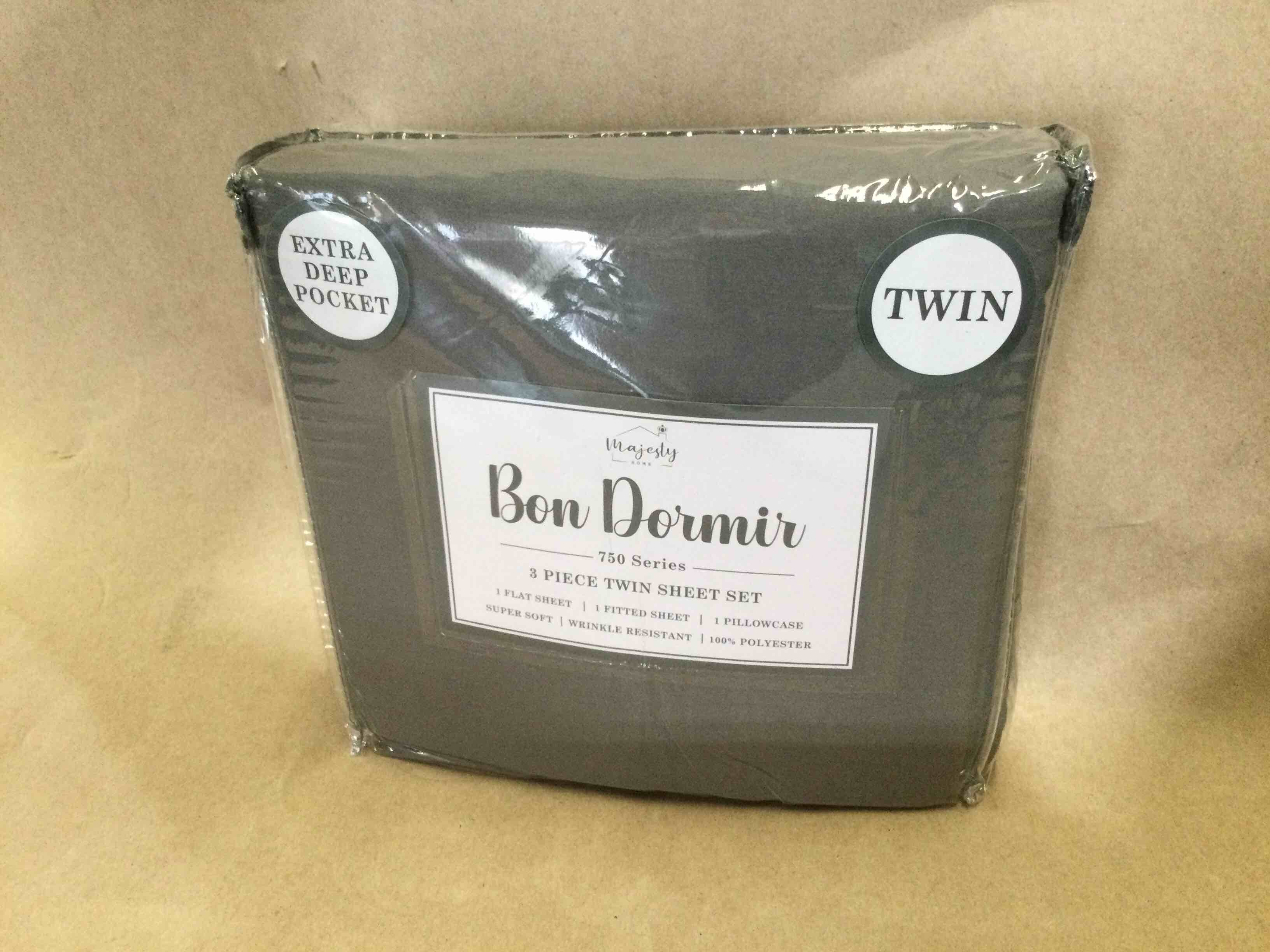 Majesty Home 3 Piece Twin Sheet Set