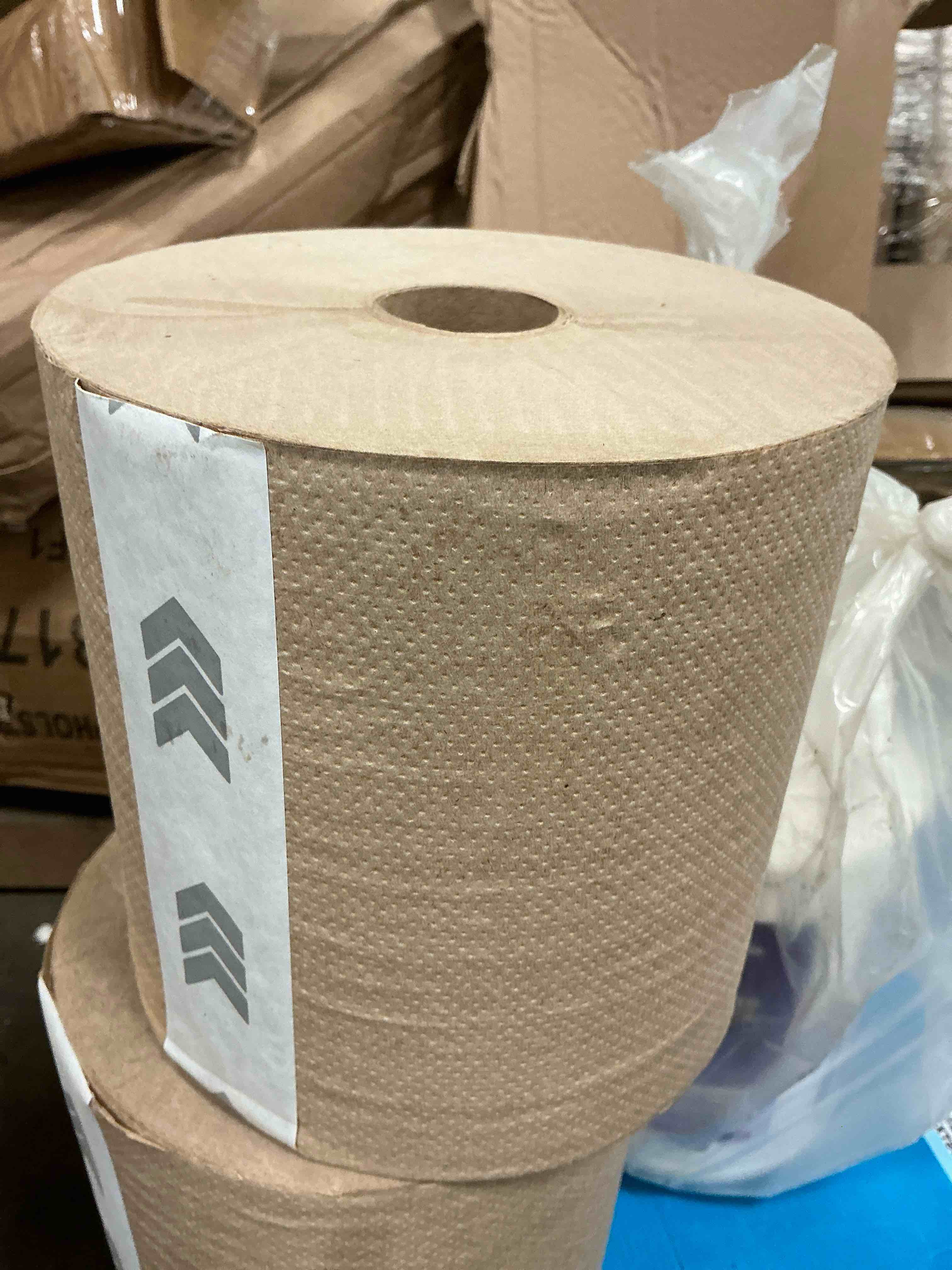 2 Rolls Brown Paper Towels For Dispensers