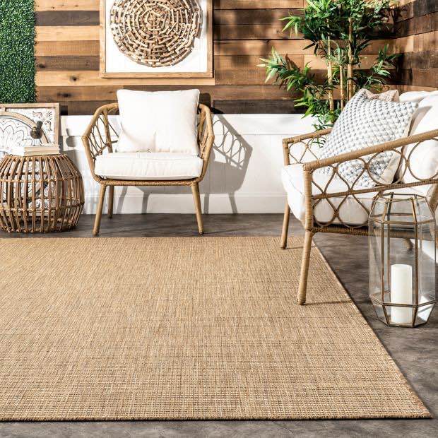 nuLOOM Rosy Classic Indoor/Outdoor Area Rug 4’ x 6’ 