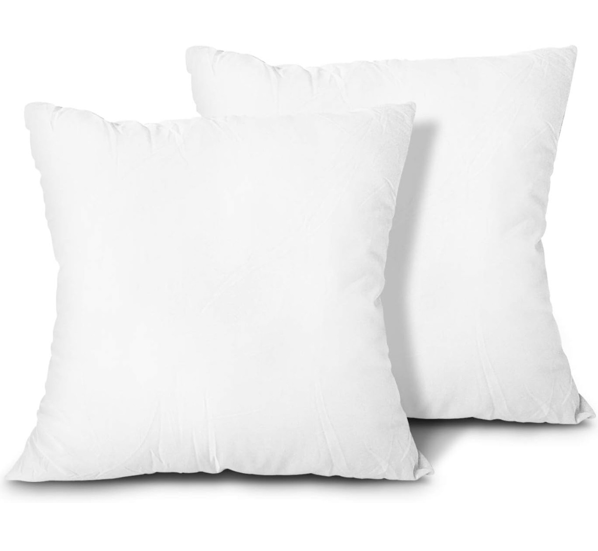 Alternative Polyester Pillow, Couch Cushion, Sham Stuffer, Machine Washable