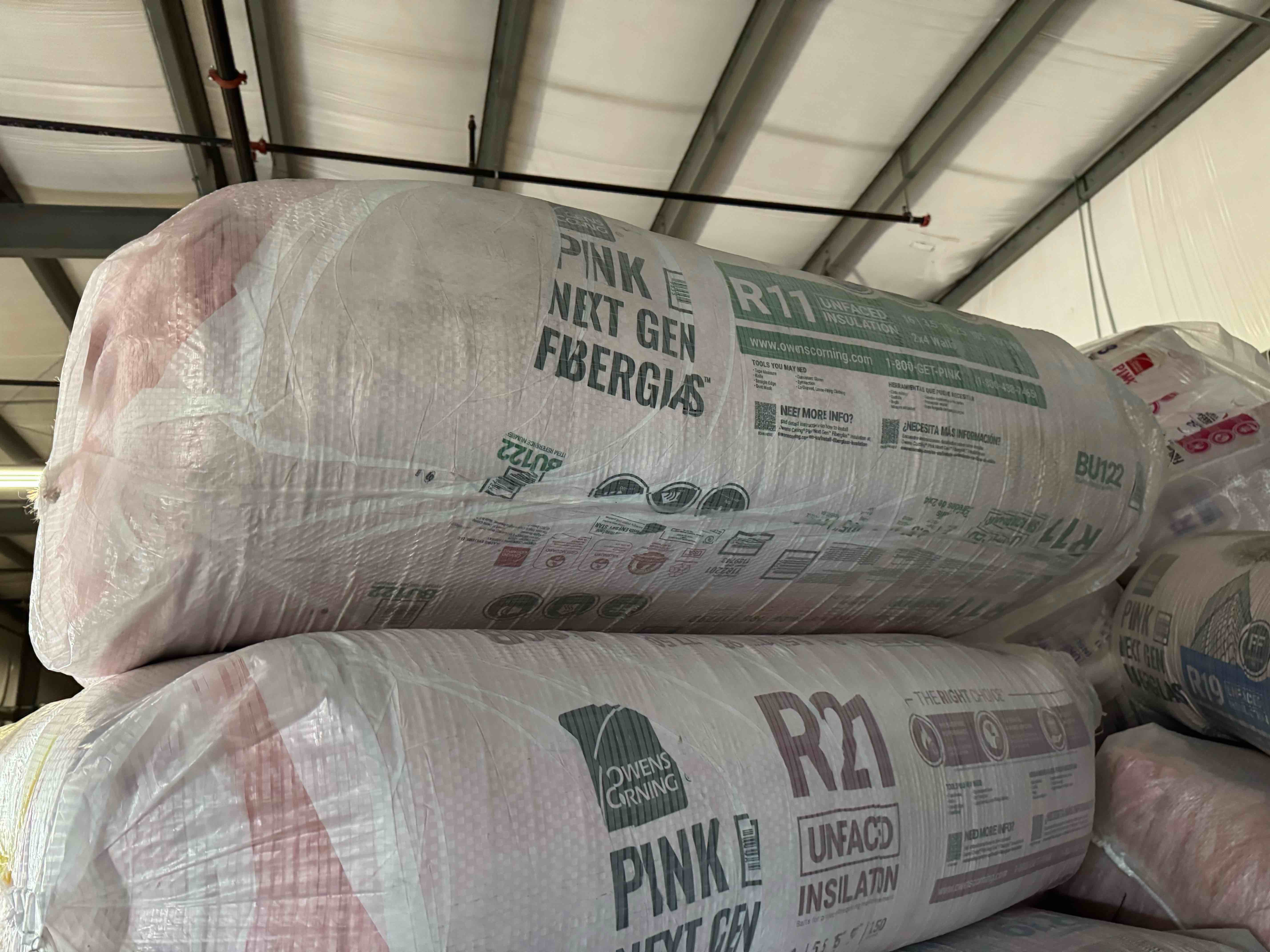 5 batts r11 15.25” unfaced insulation your bid per batt