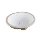 Charleston (E5-BAS-RO-B2) 19 in. W White Round Ceramic Undermount Basin