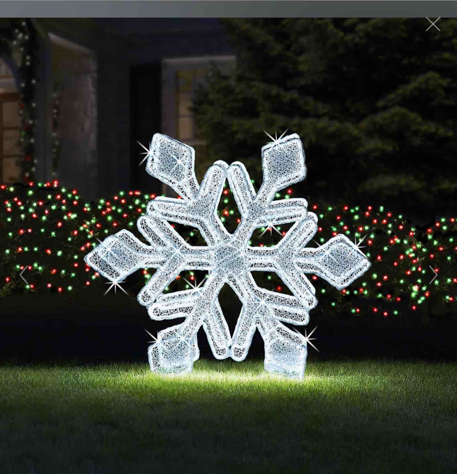 The 4' Twinkling Snowflake