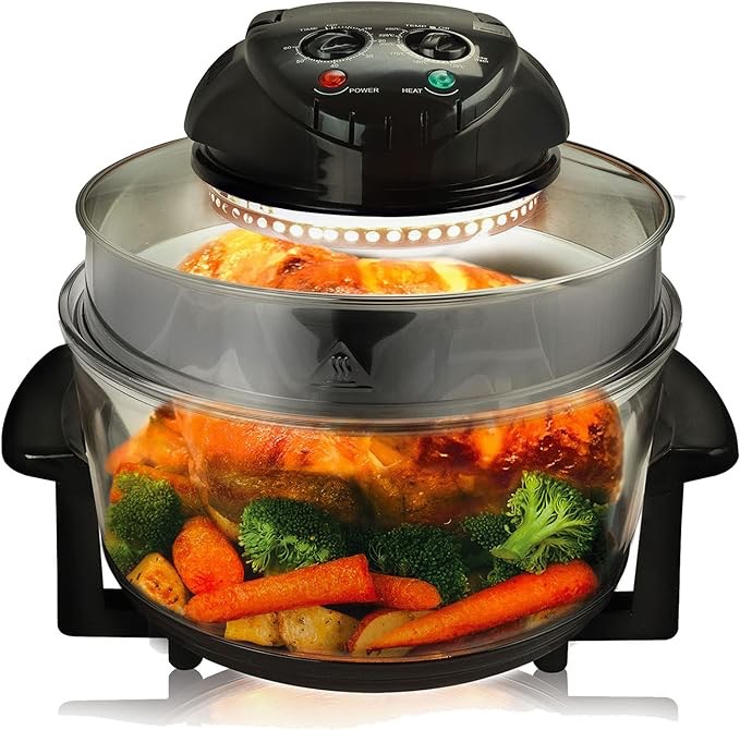 The Multipurpose Halogen Oven Air fryer in Black