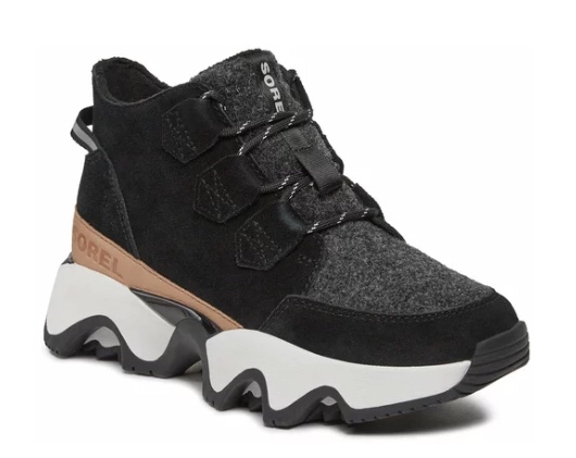 Sorel Superge Kinetic™ Impact Caribou Wp NL5039-010 Black/Sea Salt