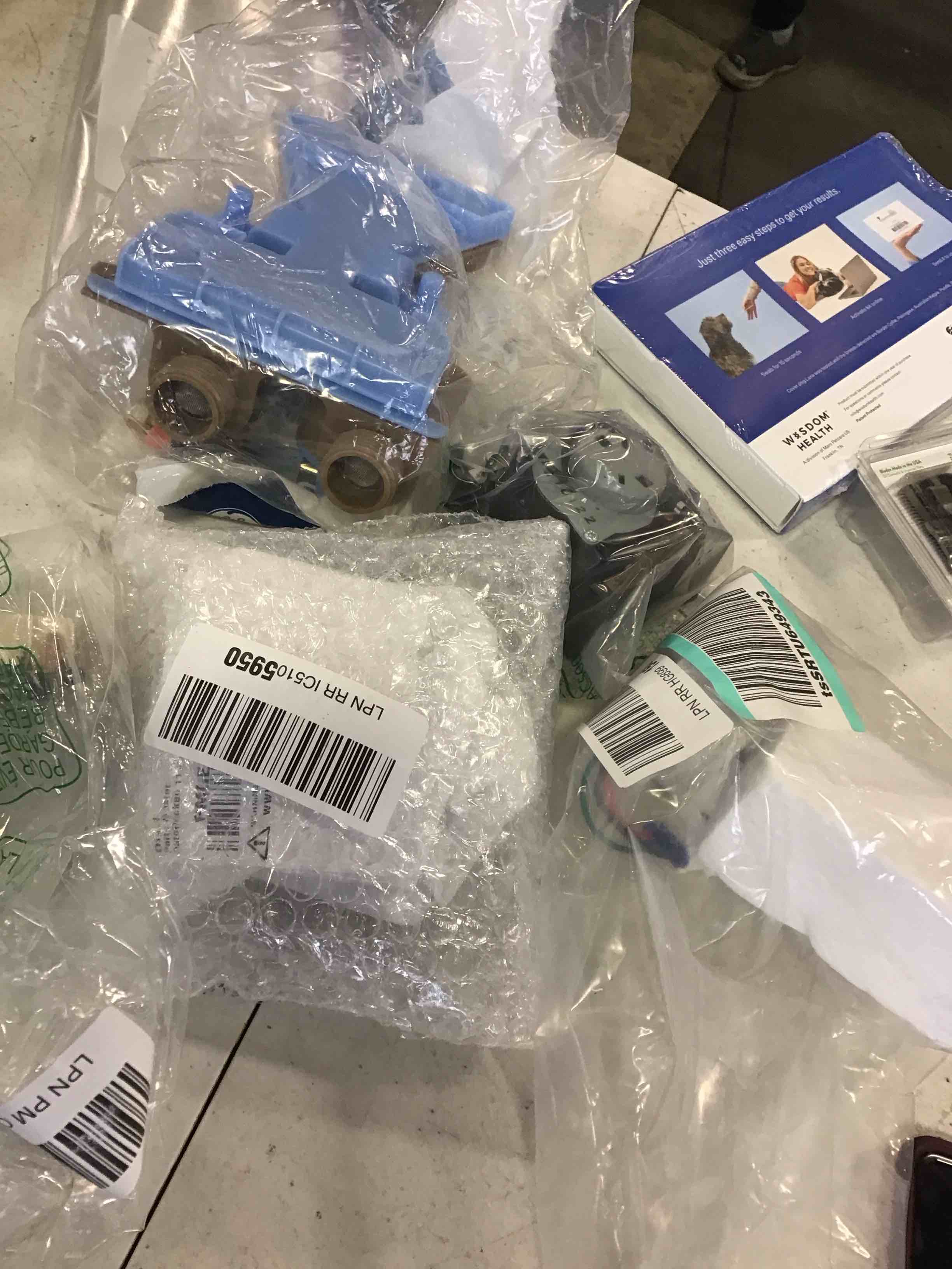 assorted spare parts