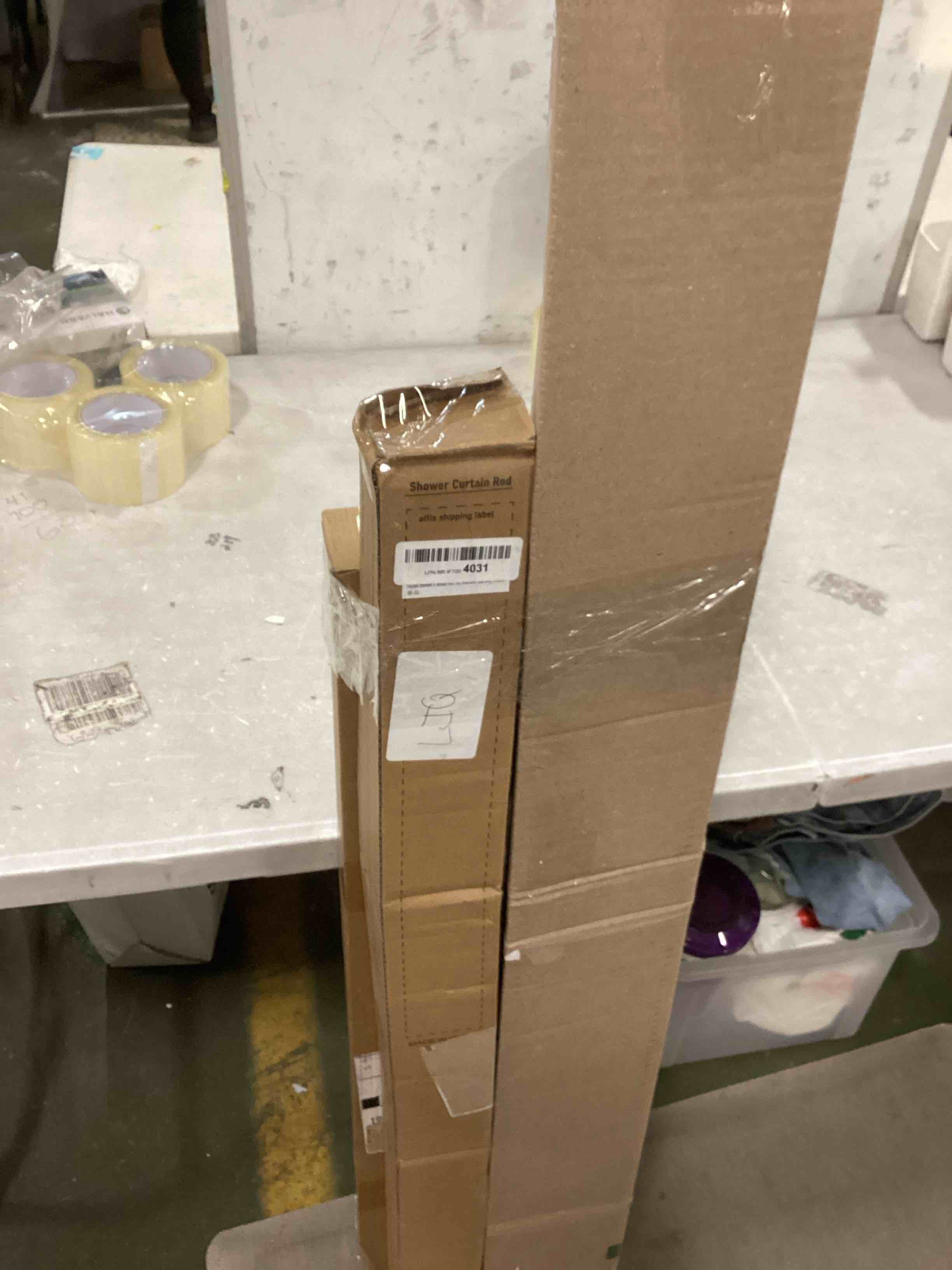 Assortment of Miscellaneous products (May Include cordless shade, curtain rods, retractable baby gate, Led universal linear lamp and more or other use)