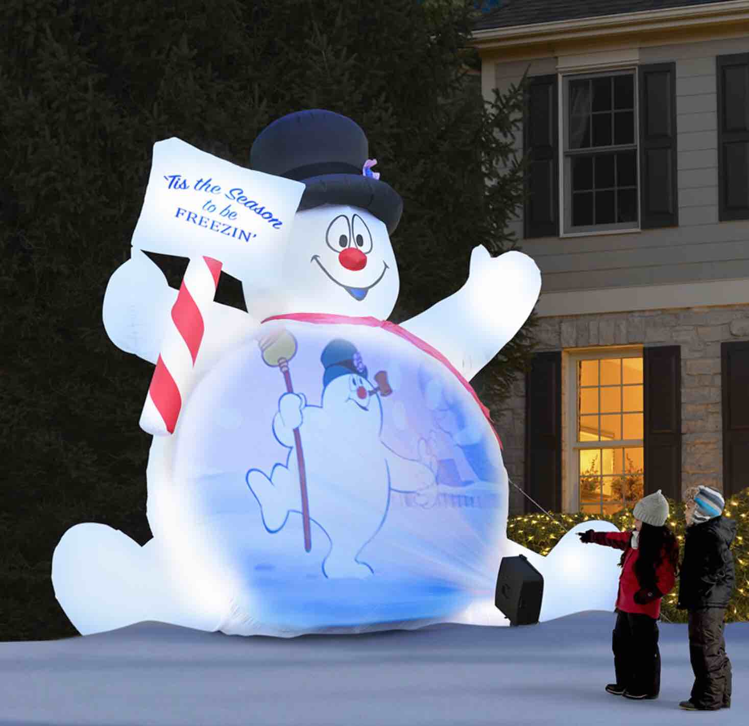 The Video Projecting 10' Frosty The Snowman