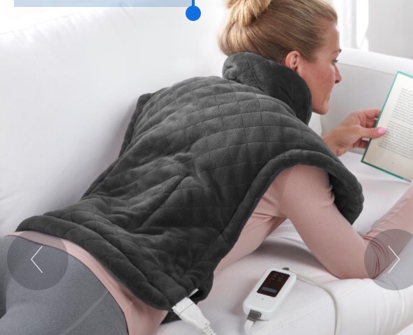 The Massaging Heated Neck and Shoulder Wrap