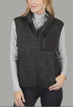 The Heated Sweater-Fleece Vest (Women's) size M