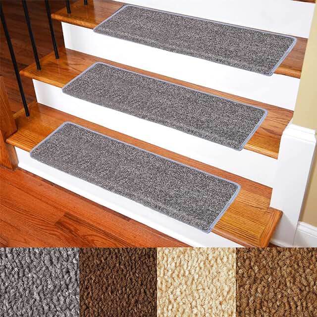 7pc rounded bullnose stair treads 