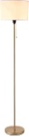 O’Bright Ted - Drum Shade Standing Lamp, Pull Chain Switch, E26 Socket, Modern Minimalist Design, Simple Floor Lamp for Living Room, Bedroom, Office, Antique Brass