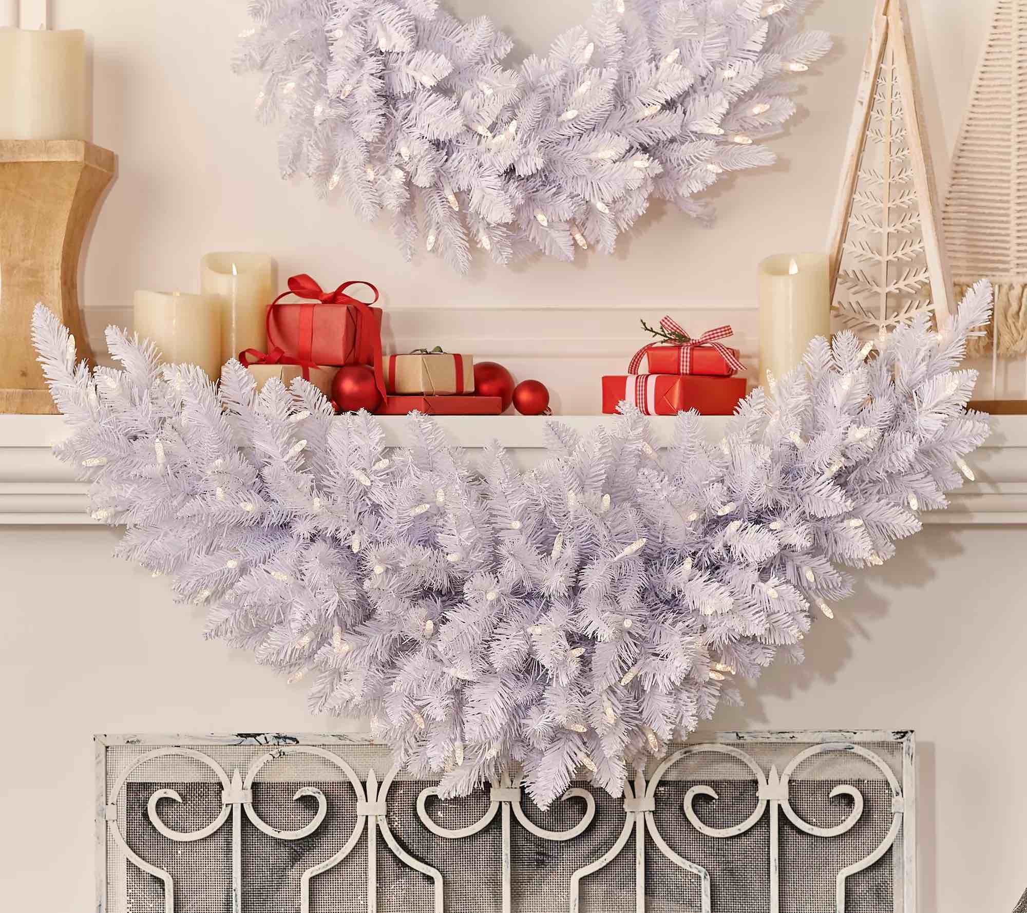 Bethlehem Lights 48" White Color Flip Overlit Swag