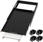 SAMOUT Fridge Slide with Chopping Board, Inner 29.2 x 18.7in, Vehicle Refriderator Slider with 4 Buckle Straps, Max 287 LBS, 3rd Gen