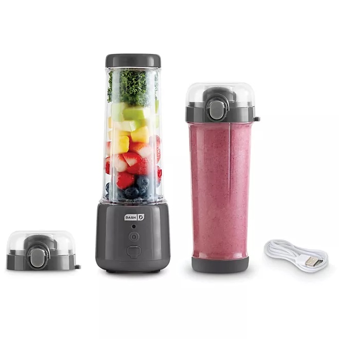 Dash Portable USB Blender With Bonus Jar, Assorted 