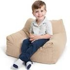 Stylish Kids Bean Bag Chair for Toddlers - Soft and Comfortable Memory Foam Filled Bean Bag Seat for Baby Girl/Boy - Modern Lounger/Couch Fits Nicely with Any Nursery, Playroom Or Living Room Decor