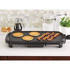 Mainstays MS-GRD20 Dishwasher-Safe 20" Black Griddle with Adjustable Temperature