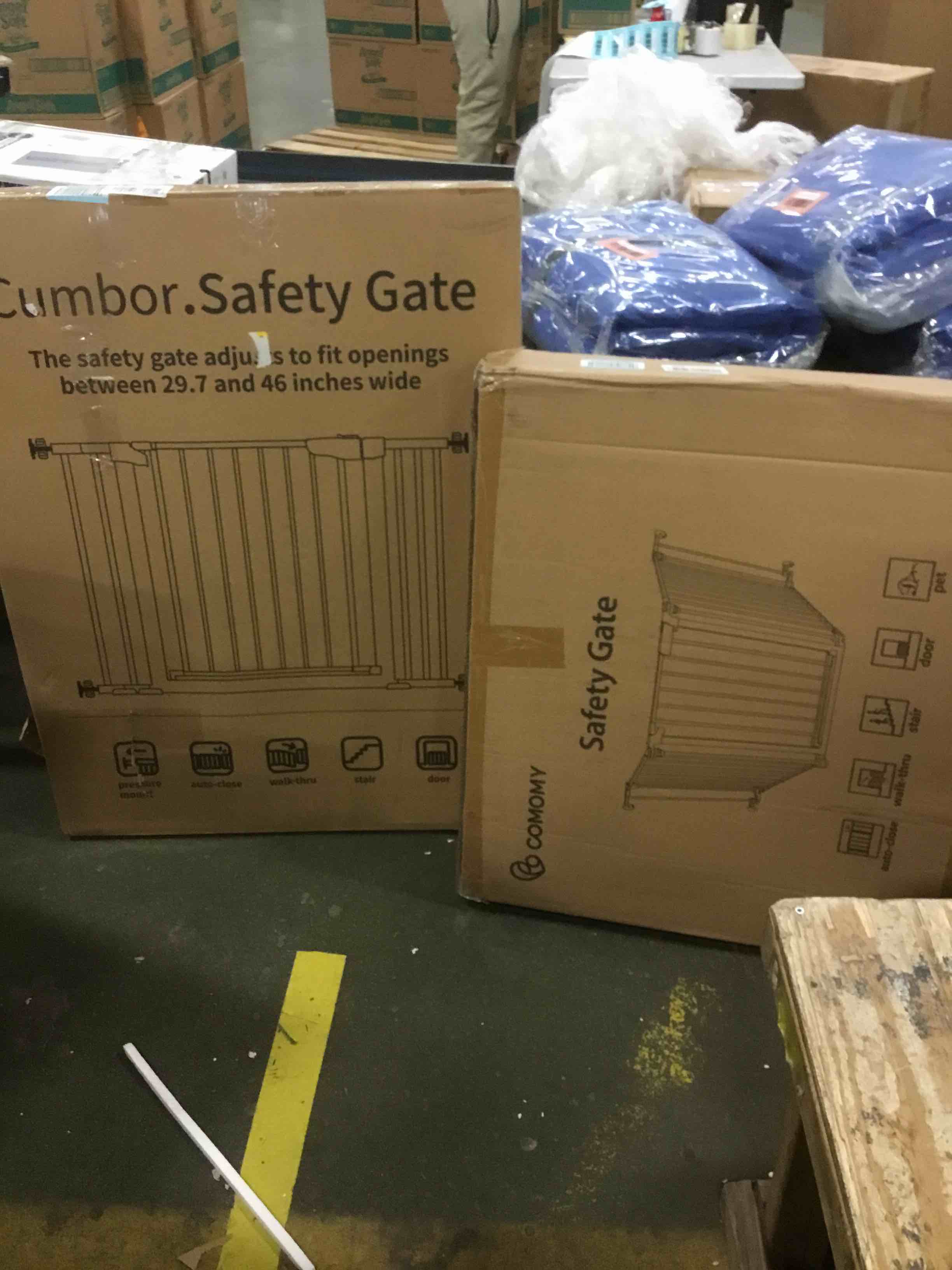 assorted baby gates