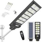 1000W Solar Street Light, 80000LM Waterproof Solar Security Flood Lights Outdoor Motion Sensor, Dusk to Dawn Solar LED Lights Lamp with Remote Control & Arm Bracket for Garden,Yard, Path, Parking Lot