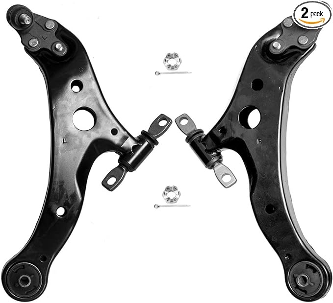 2Pcs Front Lower Control Arm and Ball Joint Assembly Fit for Le-xus 02-03 ES300,07-09 RX350 /To-yota 02-06 Camry,04-07 Highlander K620333 K620334 Passenger & Driver Side Suspension