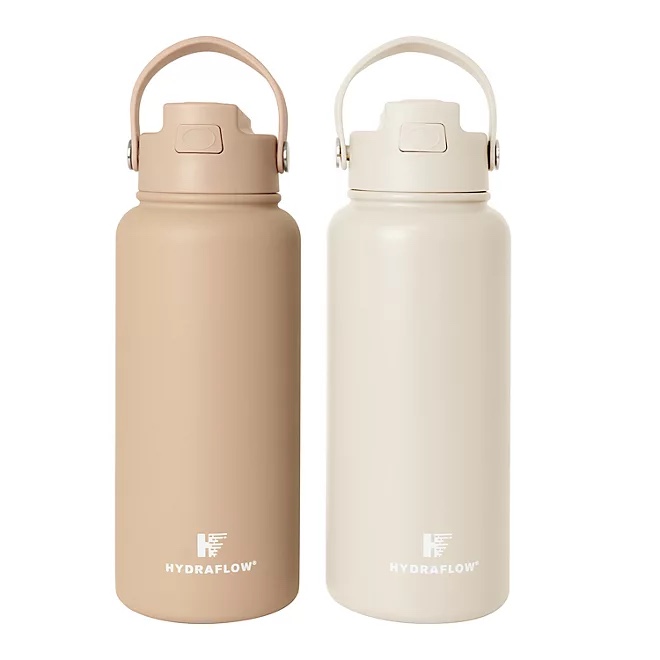 Hydraflow 34-oz. Hybrid Double Wall Stainless Steel Bottle , 2 Pack (Assorted Colors)