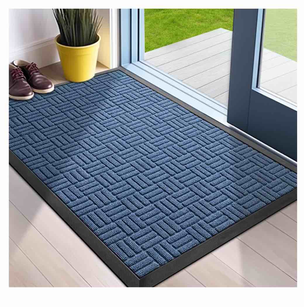 Mibao Front Door Mat, Heavy Duty Durable Welcome Mat for Outdoor Indoor (size unknown)