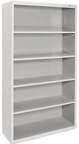 5 shelf bookcase grey 