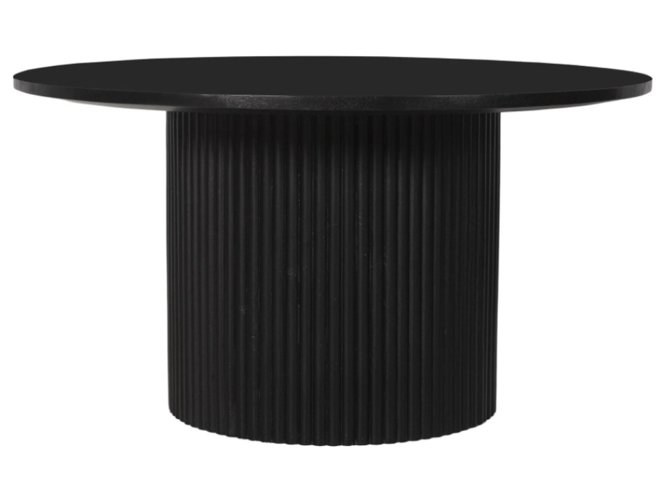 SHYFOY Round Coffee Table Solid Wood Pedestal Center Table 23.6" x 15.7" - Wood/MDF ( incomplete base only )