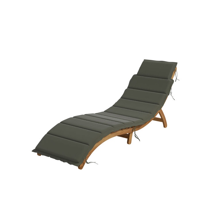 Shivam 71.6'' Long Chaise Lounge Set with Cushions and Table